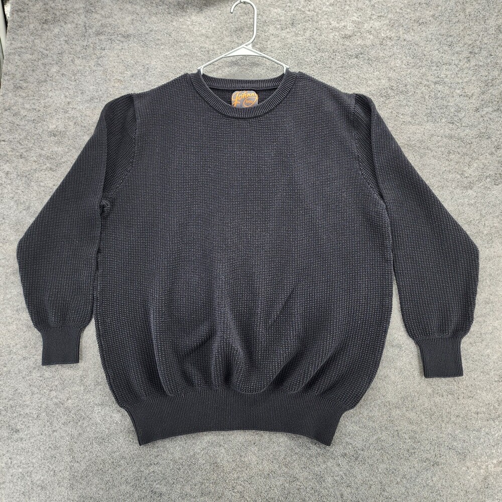 Johnny Bigg Sweater Mens XLT Long Sleeve Black
